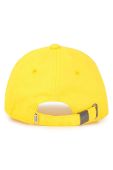 Дитяча Бавовняна кепка Boss колір жовтий з аплікацією