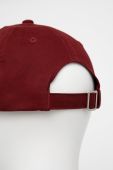 Бавовняна кепка Miss Sixty колір бордовий з аплікацією