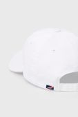 Бавовняна кепка Pepe Jeans Clara Cap колір білий однотонна