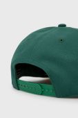 Кепка Superdry колір зелений з аплікацією
