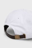 Кепка Superdry колір білий однотонна