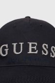 Кепка Guess колір чорний візерунок (2942174)
