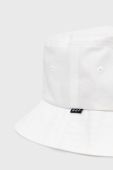 Бавовняний капелюх HUF колір білий з бавовни