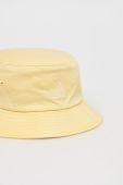Бавовняний капелюх HUF колір жовтий з бавовни