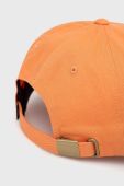 Бавовняна кепка Vans колір помаранчевий з аплікацією VN0A36IUYST1-MELON