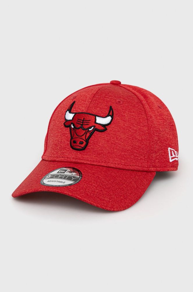 Кепка New Era колір червоний однотонна 12380822.BLACK-RED