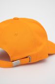 Кепка Fila колір помаранчевий з аплікацією