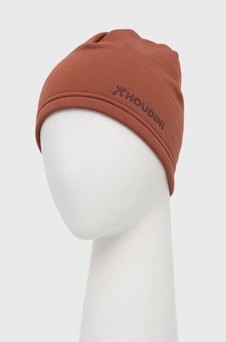 Шапка Houdini Power Top колір коричневий з тонкого трикотажу