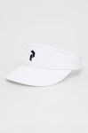 Козирок від сонця Peak Performance колір білий з аплікацією