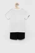 Дитячий бавовняний комплект adidas Performance H65817 колір білий