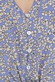 Блузка Only жіноча принт квіти колір блакитний (2211137)