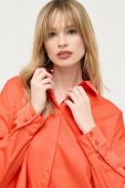 Сорочка Notes du Nord Kira жіноча колір червоний relaxed класичний комір