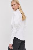 Сорочка Notes du Nord жіноча колір білий slim зі стійкою (2224579)