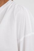 Бавовняна сорочка Drykorn жіноча колір білий relaxed