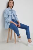 Джинсова сорочка Lee жіноча regular класичний комір колір блакитний (2017483)