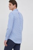 Сорочка Polo Ralph Lauren чоловіча slim комір button-down колір блакитний (2034546)
