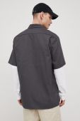Сорочка Dickies чоловіча колір сірий regular класичний комір