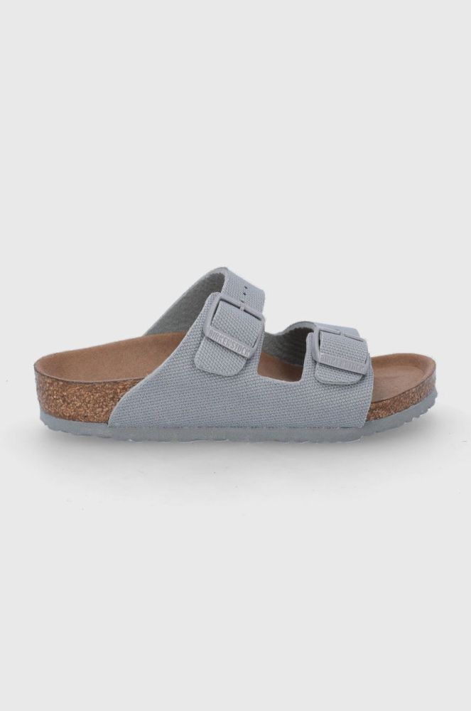 Дитячі шльопанці Birkenstock колір сірий (2019727)