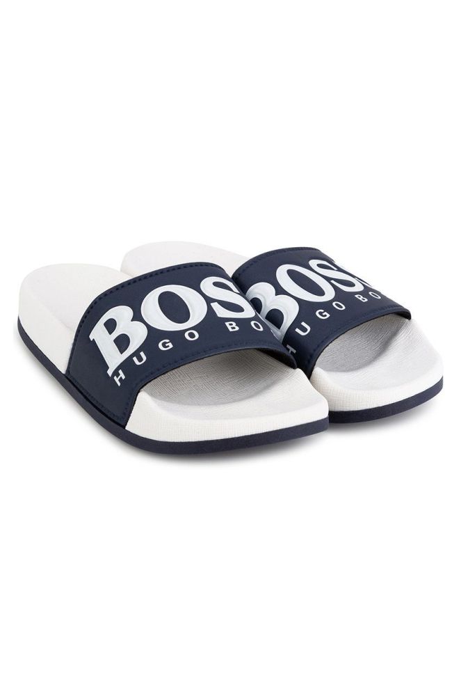 Дитячі шльопанці BOSS колір синій (2289175)