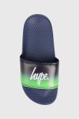 Дитячі шльопанці Hype колір бірюзовий
