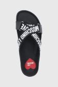 Шльопанці Love Moschino жіноче колір чорний