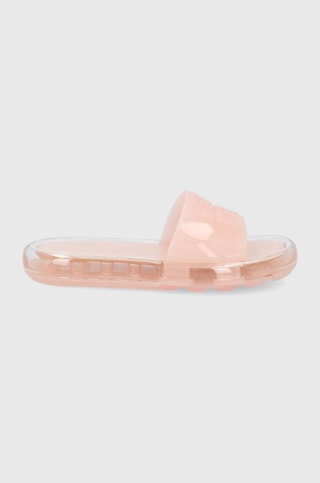 Шльопанці Tory Burch жіночі колір рожевий