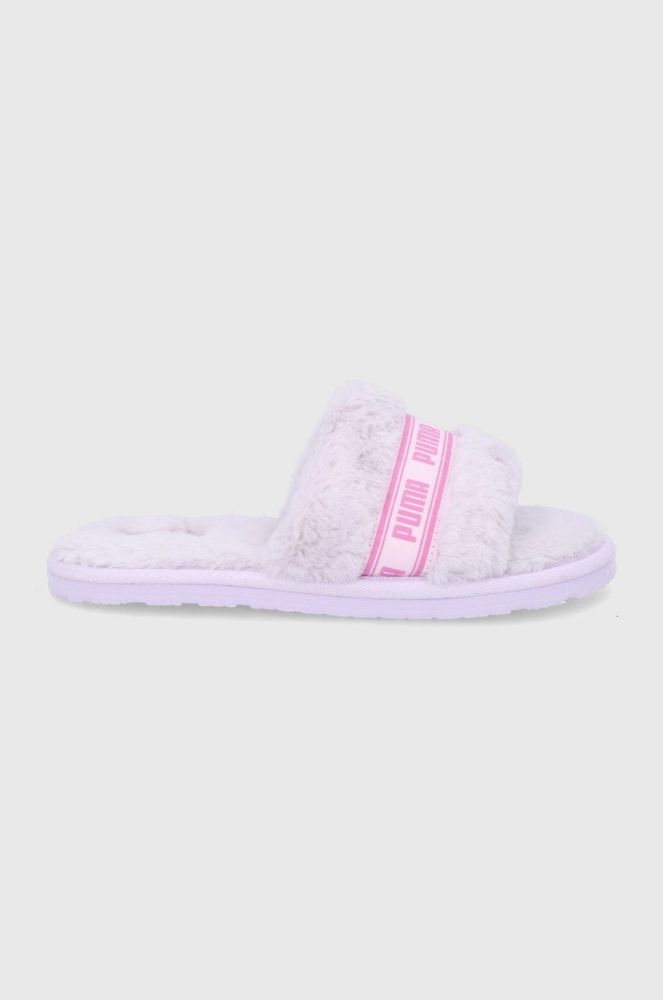 Тапочки Puma Puma Fluff 384937 колір фіолетовий
