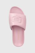 Шльопанці Chiara Ferragni жіночі колір рожевий на платформі (2272578)