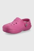 Тапочки Crocs Classic Lined Clog колір фіолетовий 203591