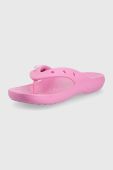 В'єтнамки Crocs CLASSIC 207713 жіночі колір фіолетовий на плоскому ходу 207713.6SW-TAFFY.PINK