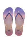 В'єтнамки Havaianas Slim Gradient Sunset жіночі на плоскому ходу колір барвистий
