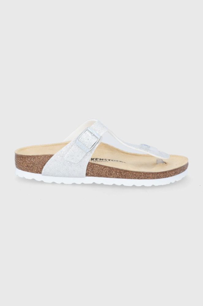 Дитячі в'єтнамки Birkenstock колір срібний (1984982)