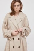 Тренч Y.A.S жіночий колір бежевий перехідний