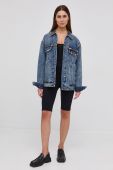 Джинсова куртка Miss Sixty жіноча перехідна oversize колір блакитний