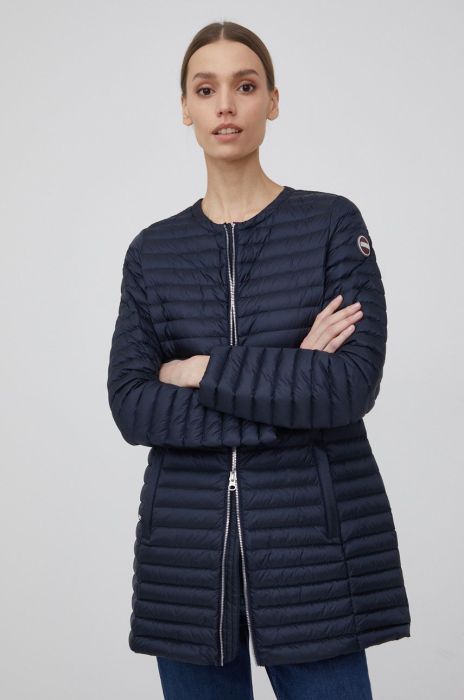 Пухова куртка Colmar жіноча колір синій перехідна (2181071)