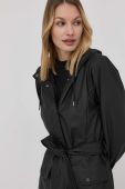 Куртка Rains 18130 Curve Jacket жіноча колір чорний перехідна 18130.01-Black