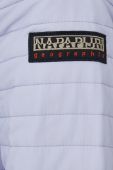 Куртка Napapijri жіноча перехідна колір блакитний