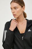 Бігова куртка adidas Performance Own The Run колір чорний перехідна (2518167)