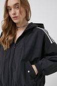 Куртка adidas Originals Adicolor HC2022 жіноча колір чорний перехідна HC2022-BLACK
