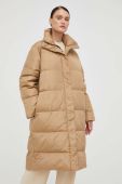 Пухова куртка Bruuns Bazaar жіноча колір бежевий зимова (3517746)