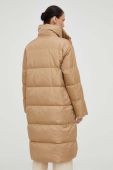 Пухова куртка Bruuns Bazaar жіноча колір бежевий зимова (3517746)
