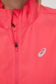 Спортивна куртка Asics колір рожевий перехідна