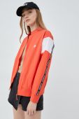 Куртка Superdry жіноча колір помаранчевий перехідна oversize
