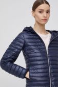 Пухова куртка Hetrego жіноча колір синій перехідна