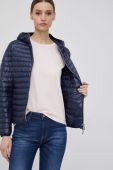 Пухова куртка Hetrego жіноча колір синій перехідна
