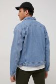 Джинсова куртка Jack & Jones чоловіча перехідна колір блакитний