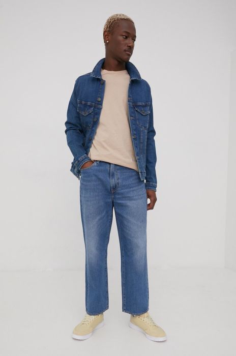 Джинсова куртка Produkt by Jack & Jones чоловіча перехідна колір блакитний