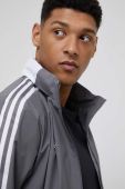 Спортивна куртка adidas Performance колір сірий перехідна