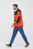 Куртка Woolrich чоловіча колір помаранчевий перехідна