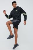 Вітровка adidas Performance колір чорний перехідна oversize